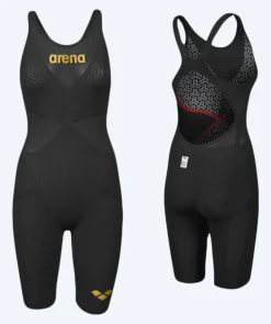 Sale Arena konkurrence badedragt til damer - Carbon Glide - Sort
