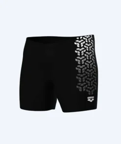 Clearance Arena lange badebukser til mænd - Kikko V - Sort/hvid