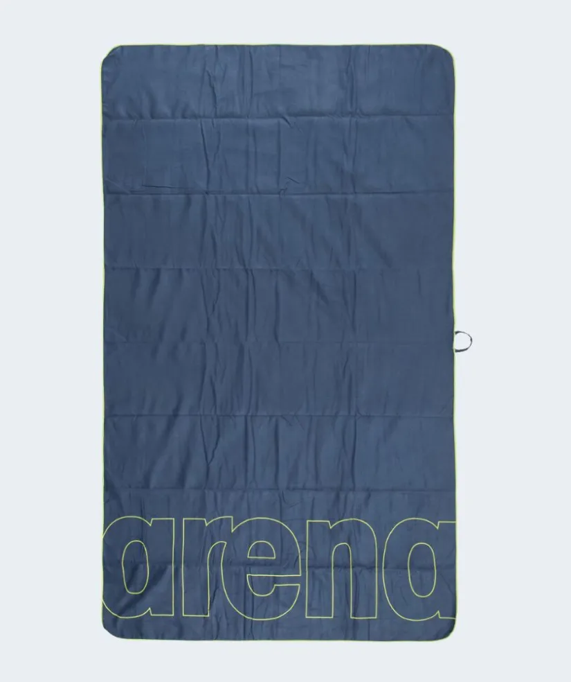 Hot Arena microfiber håndklæde - Smart Plus Pool - Mørkeblå
