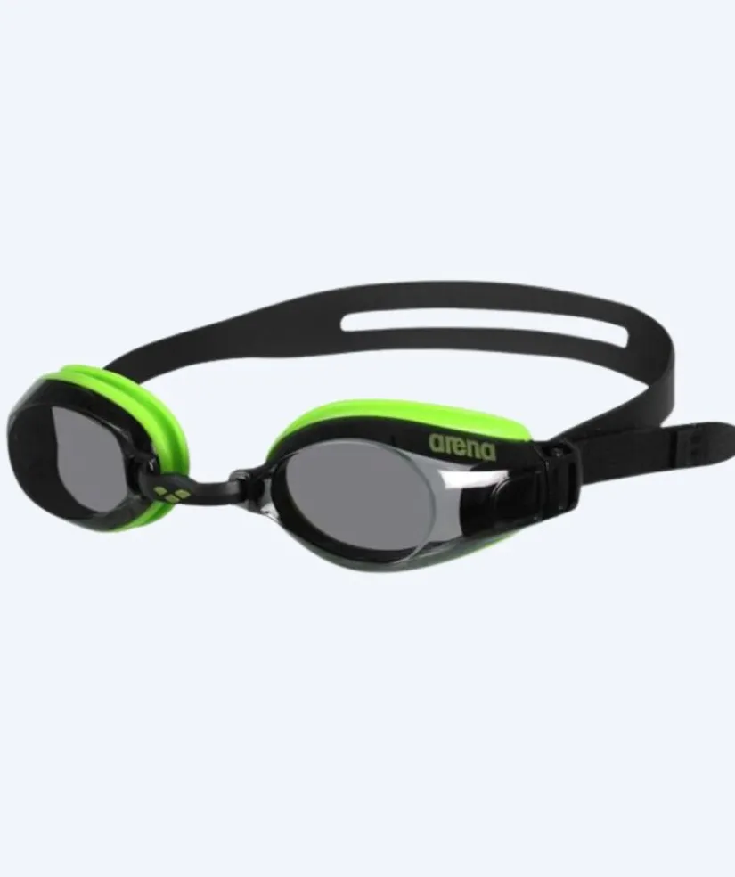Clearance Arena motions svømmebriller - Zoom X-Fit - Sort/grøn