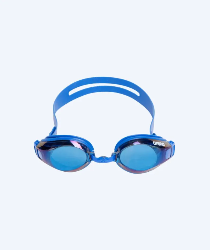 Clearance Arena motions svømmebriller - Zoom X-Fit Mirror - Blå/blå