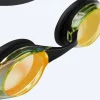 Clearance Arena svømmebriller - Cobra SWIPE Mirror - Sort/gul