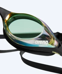 Clearance Arena svømmebriller - Cobra SWIPE Mirror - Sort/gul