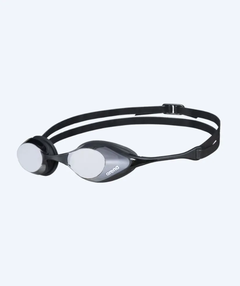 Discount Arena svømmebriller - Cobra SWIPE Mirror - Sort/sølv