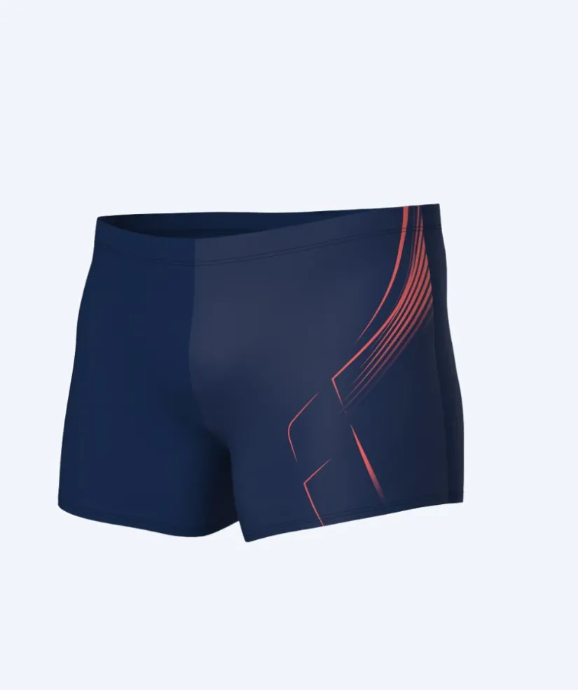 Best Arena trunks til mænd - Dive - Mørkeblå/orange