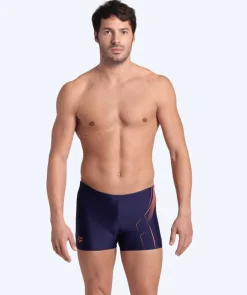 Best Arena trunks til mænd - Dive - Mørkeblå/orange