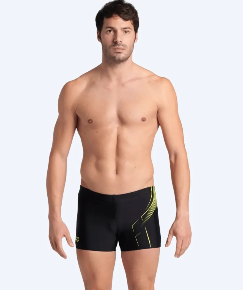 Discount Arena trunks til mænd - Dive - Sort/gul