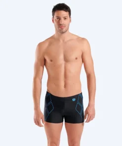 Discount Arena trunks til mænd - Graphic - Sort/lyseblå