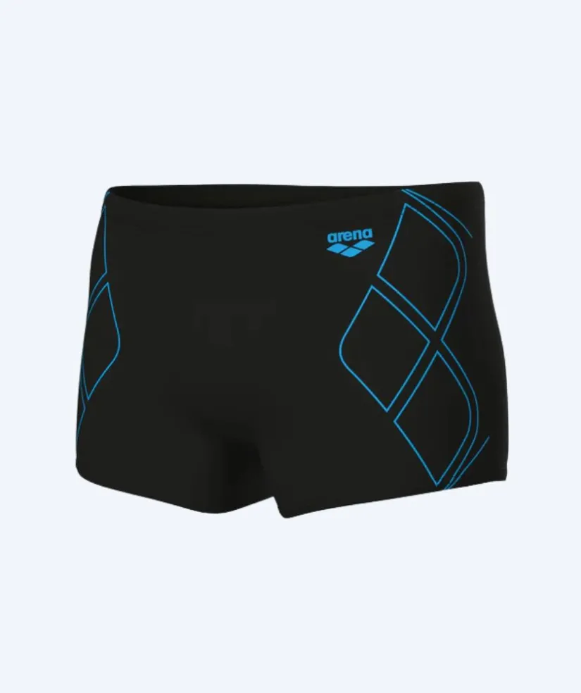 Discount Arena trunks til mænd - Graphic - Sort/lyseblå