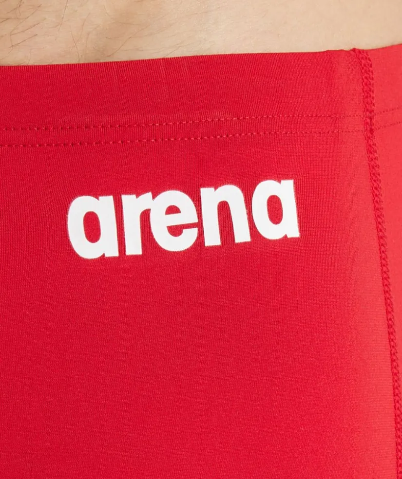 Clearance Arena trunks til mænd - Solid Squared - Rød