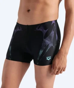 Hot Arena trunks til mænd - Spider Web - Sort/lilla