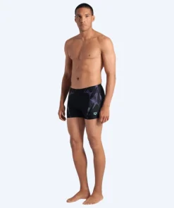 Hot Arena trunks til mænd - Spider Web - Sort/lilla