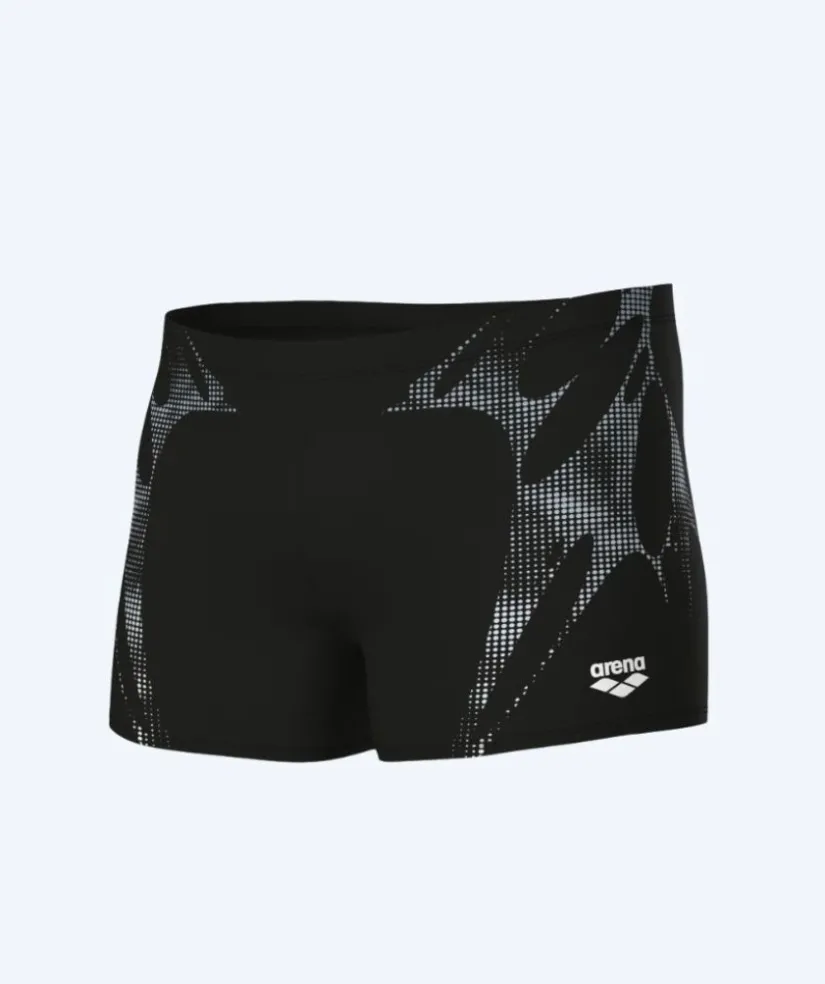 Arena trunks til mænd - Spider Web - Sort/hvid