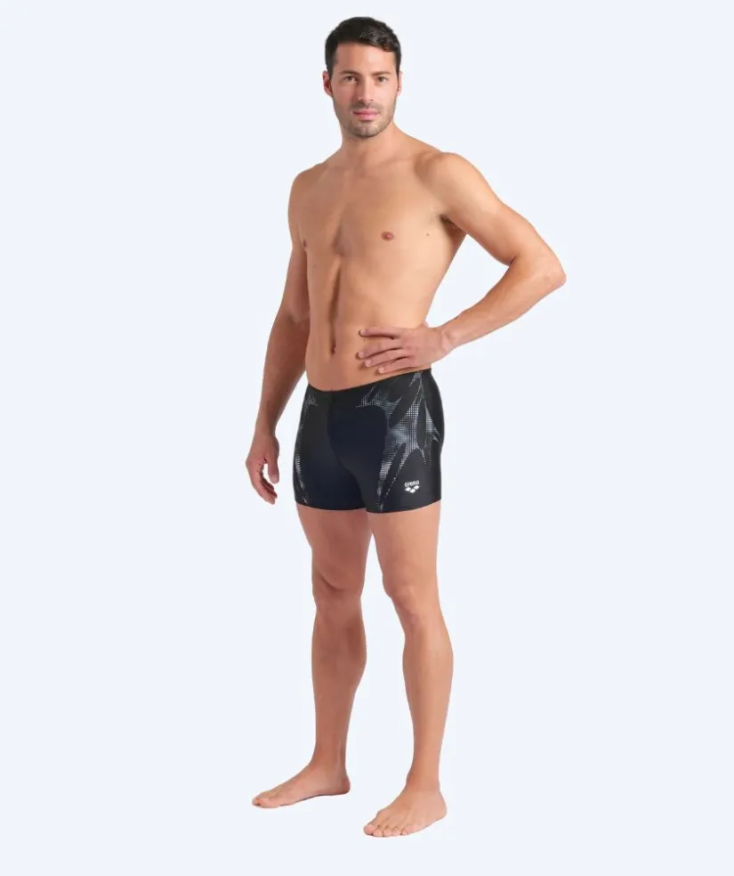 Arena trunks til mænd - Spider Web - Sort/hvid