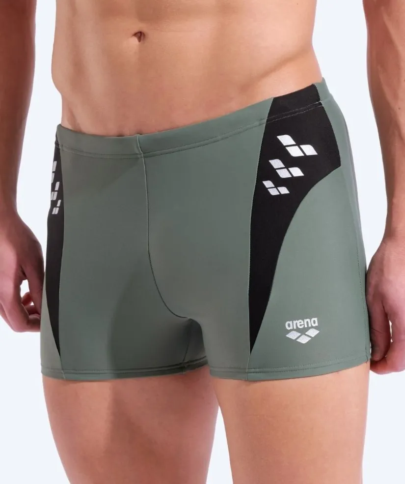 New Arena trunks til mænd - Step Logo - Grøn/sort