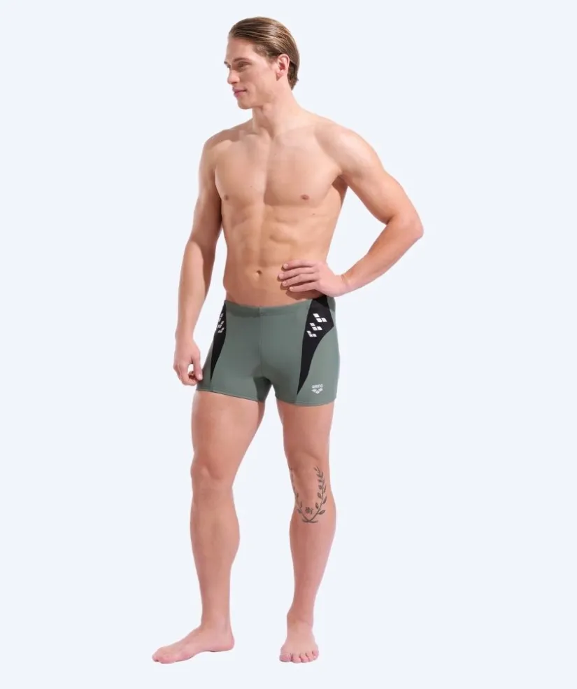 New Arena trunks til mænd - Step Logo - Grøn/sort