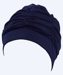 Hot Beco badehætte med draperinger - Mørkeblå