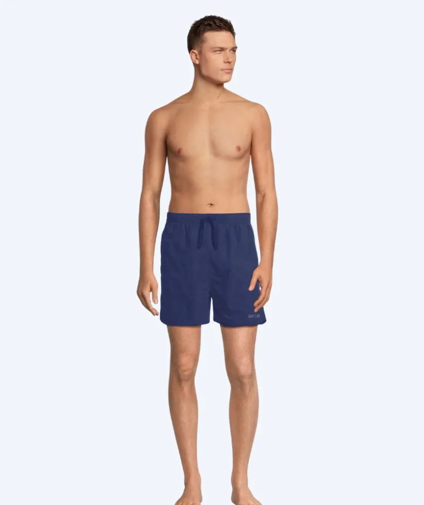 Outlet Beco badeshorts til mænd - Marineblå