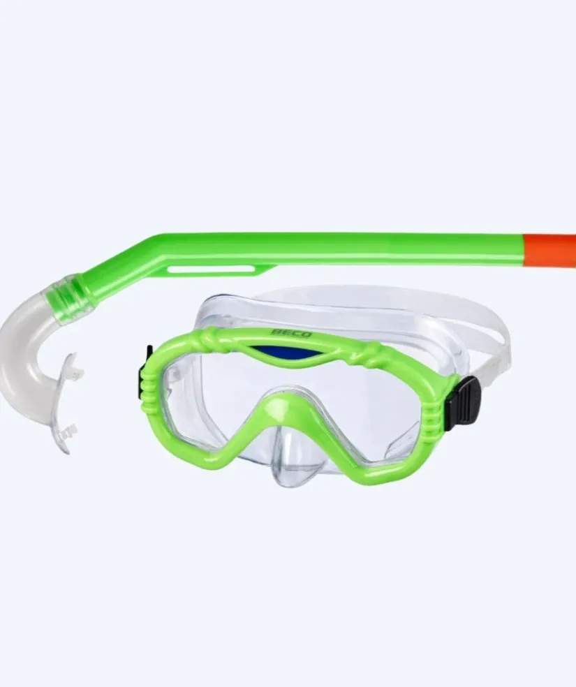 New Beco Combo snorkelsæt til børn (fra 4 år) - Sealife - Grøn