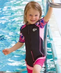 New Beco neopren våddragt til børn - Shorty - Pink