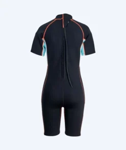 Hot Beco neopren våddragt til damer - Neoprene Shorty - Sort/lyseblå