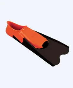 Best Beco svømmefødder - Rubber Short Fins - Sort/orange