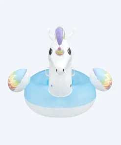 Hot Bestway badedyr - Fantasy Unicorn Ride-On - Hvid/multi