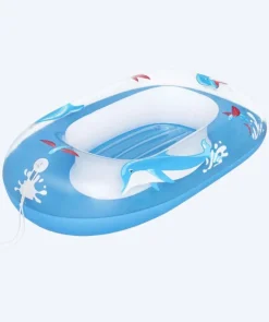 Best Bestway bademadras til baby - Floatin' Friends - Blå