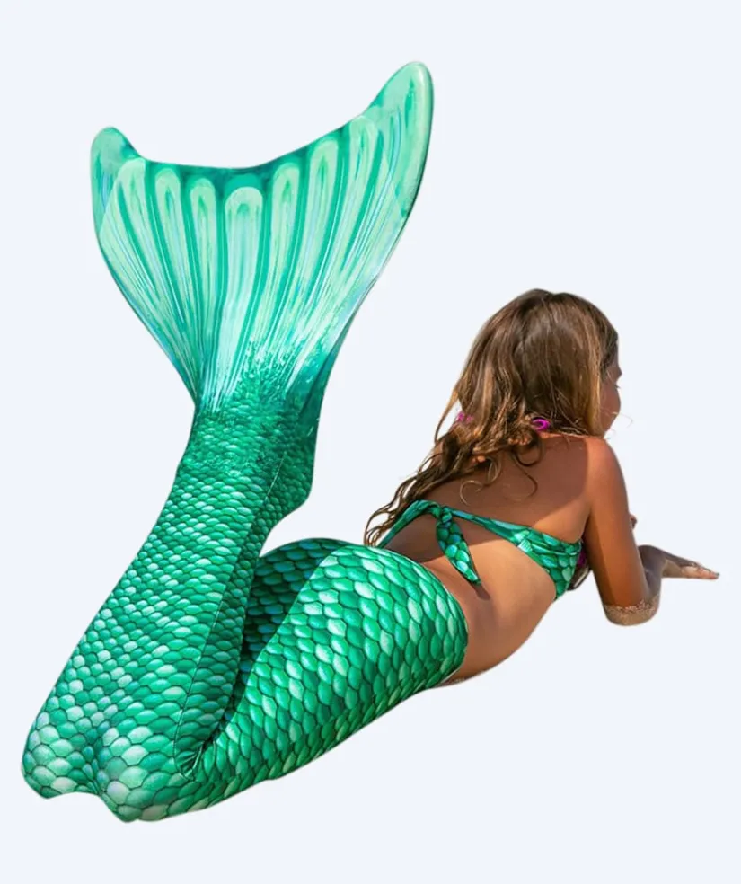 Online Fin Fun havfrue bikini top til piger - Celtic Green