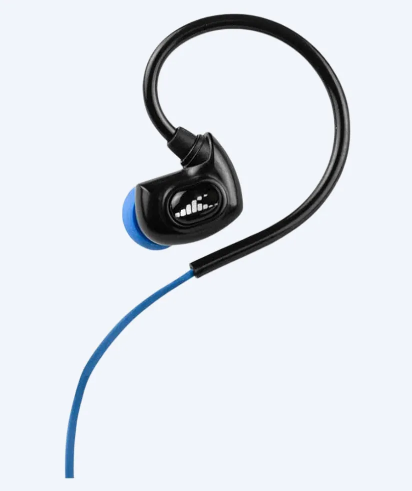 Discount H2O Audio H2OAudio vandtætte høretelefoner - Surge SX10 kort snor - Blå