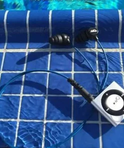 Outlet H2O Audio H2OAudio vandtætte høretelefoner - Surge S Plus - kort snor - Blå