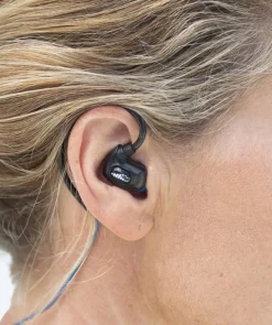 H2O Audio H2OAudio vandtætte høretelefoner - Surge SX10 lang snor - Blå