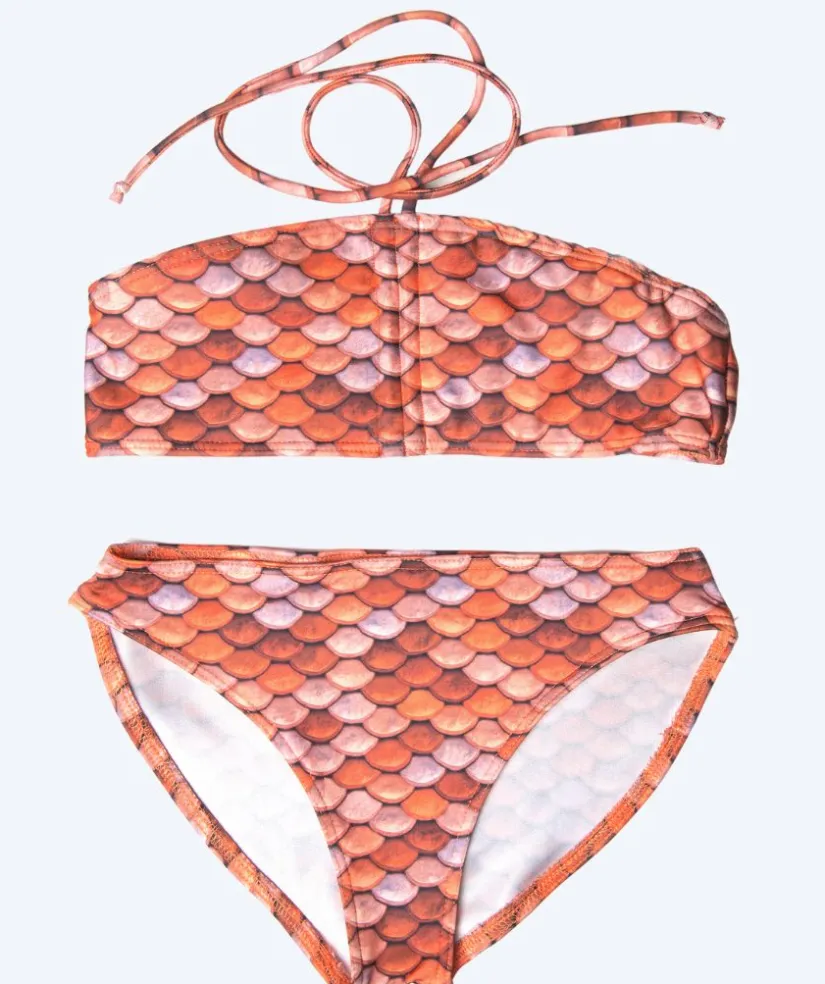 New Kuaki Mermaids bikini underdel til piger - Orange