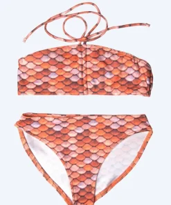 Hot Kuaki Mermaids havfruebikini top til piger - Orange