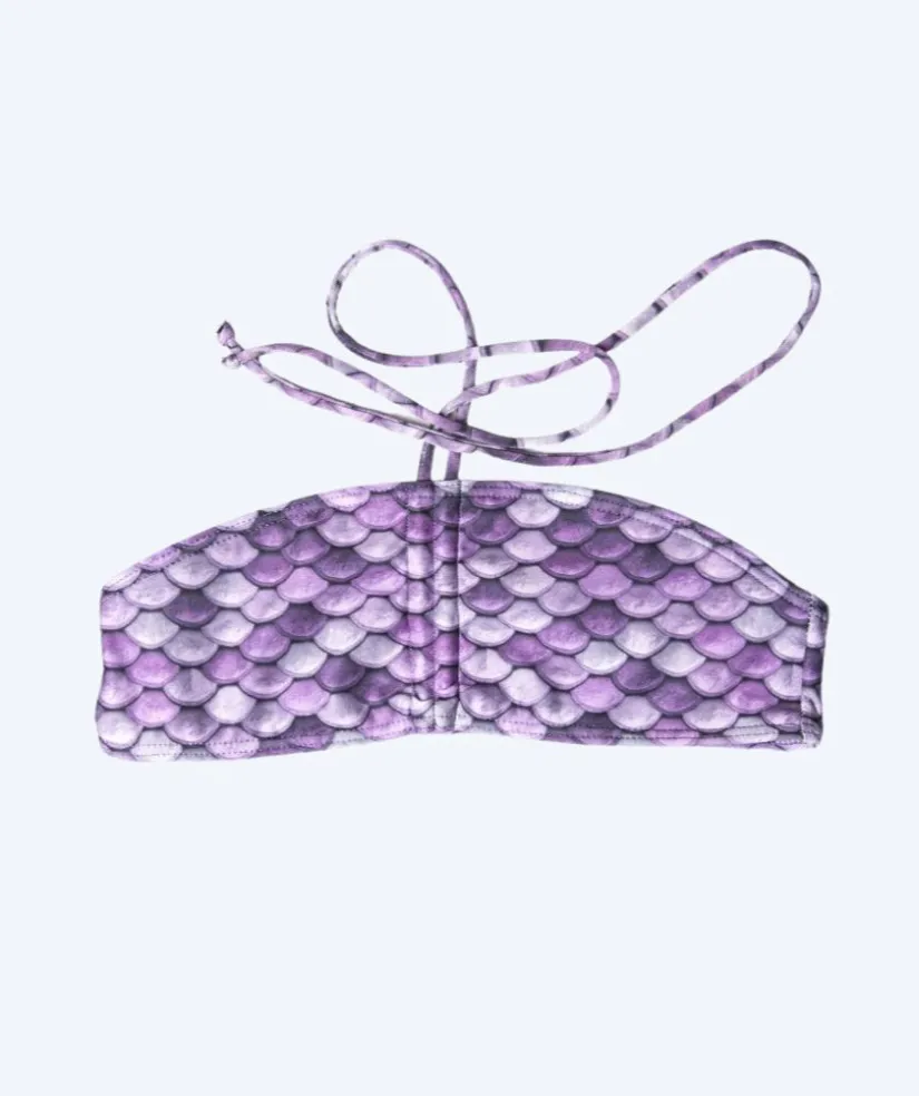 Outlet Kuaki Mermaids havfruebikini top til piger - Lilla