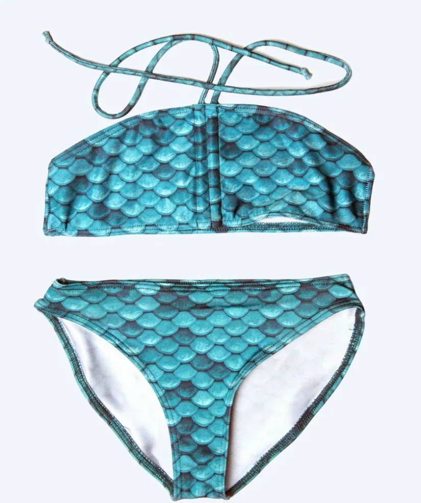 Clearance Kuaki Mermaids havfruebikini top til piger - Star