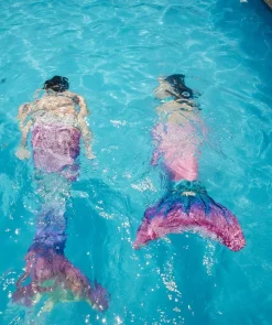 Hot Kuaki Mermaids havfruehale til børn - Sæt - Rainbow