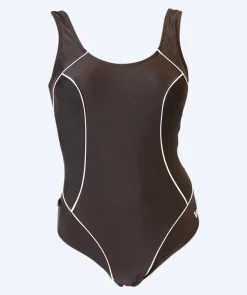 Mirou badedragt i plus size til damer - Classic 241s - Sort/hvid