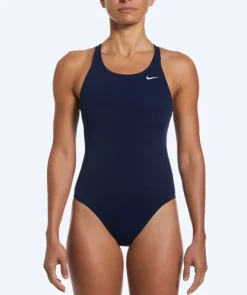 Nike badedragt til damer - Hydrastrong Fastback - Mørkeblå