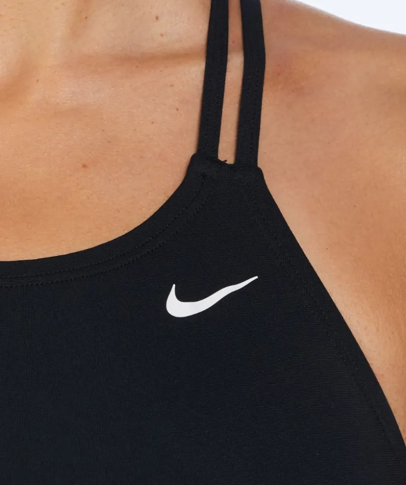New Nike badedragt til damer - Hydrastrong Spiderback - Sort