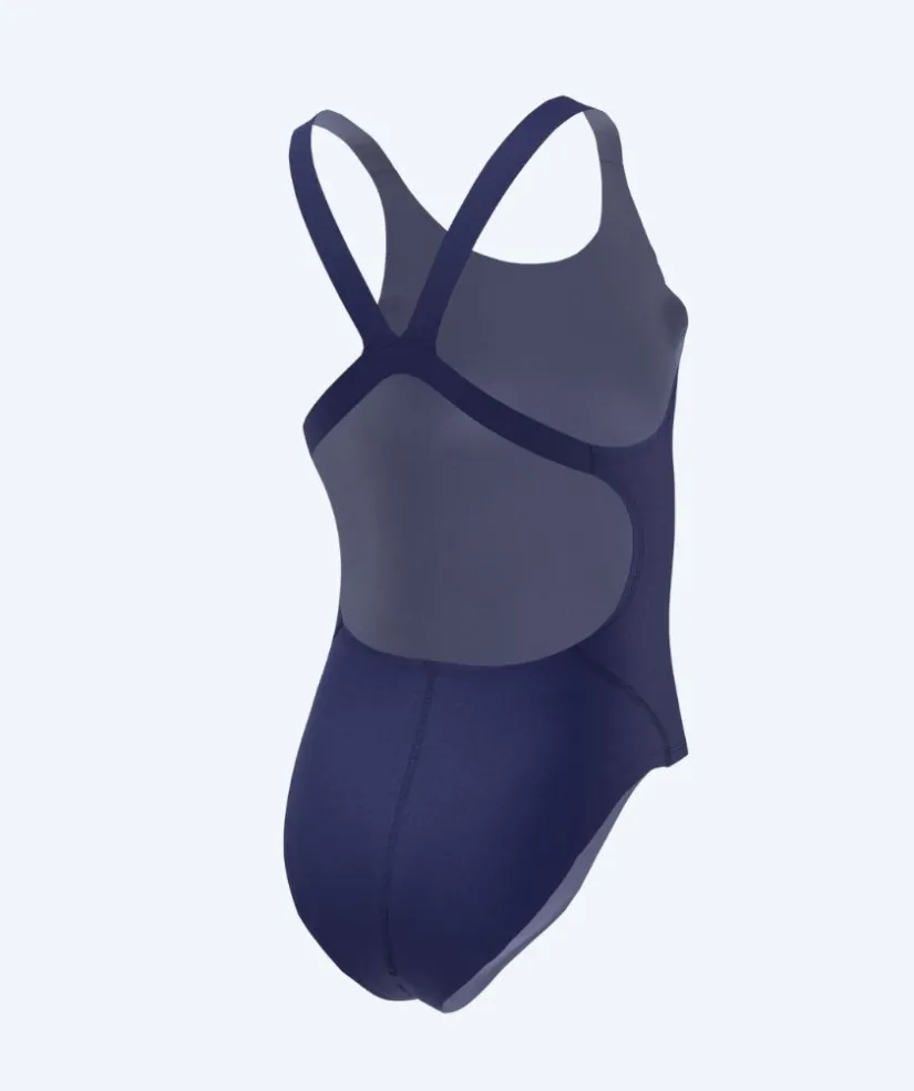 Hot Nike badedragt til piger - Hydrastrong Fastback - Mørkeblå