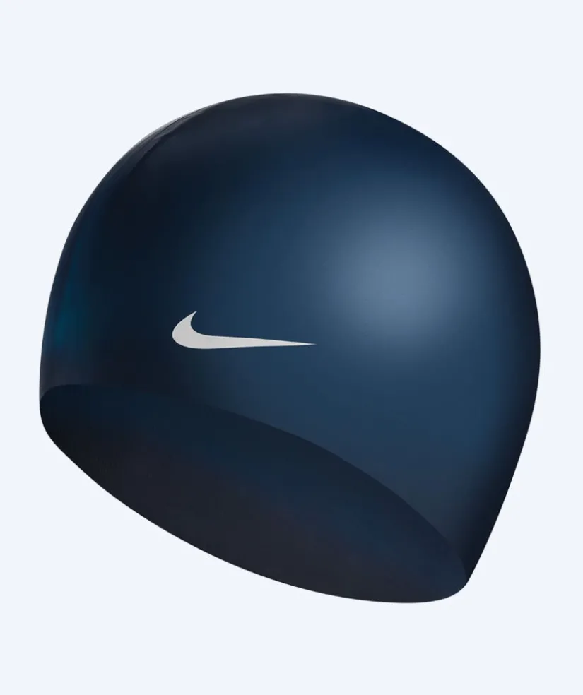 Online Nike badehætte - Solid - Mørkeblå