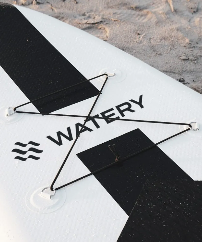 New Watery Pakketilbud: 4x Global oppustelig SUP PaddleBoard 10'6