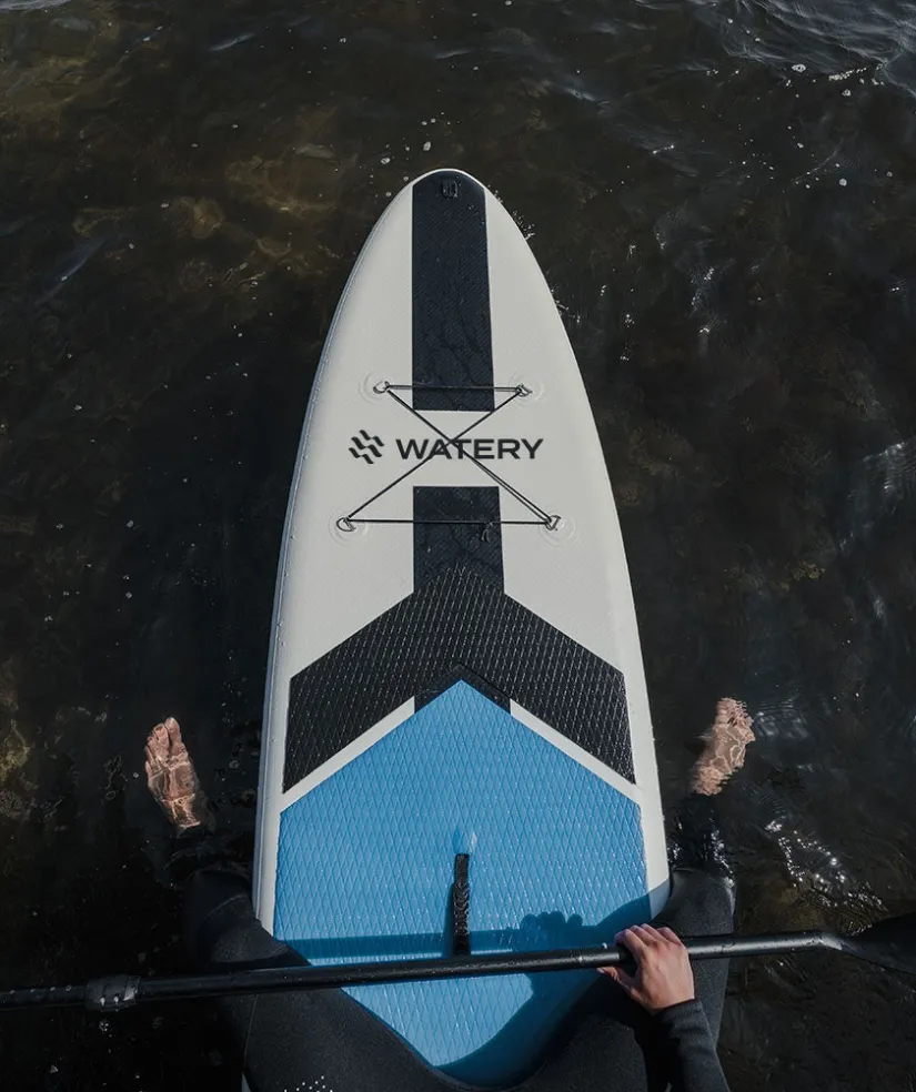 New Watery Pakketilbud: 4x Global oppustelig SUP PaddleBoard 10'6