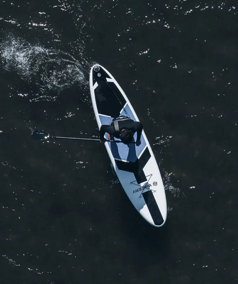 New Watery Pakketilbud: 4x Global oppustelig SUP PaddleBoard 10'6