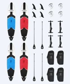 New Watery Pakketilbud: 4x Global oppustelig SUP PaddleBoard 10'6