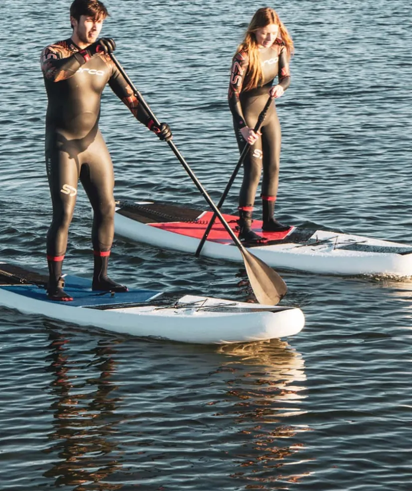 New Watery Pakketilbud: 4x Global oppustelig SUP PaddleBoard 10'6