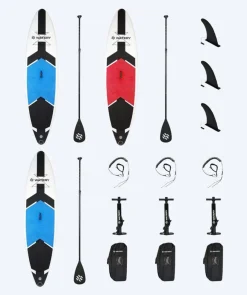 Watery Pakketilbud: 3x Global oppustelig SUP PaddleBoard 10'6