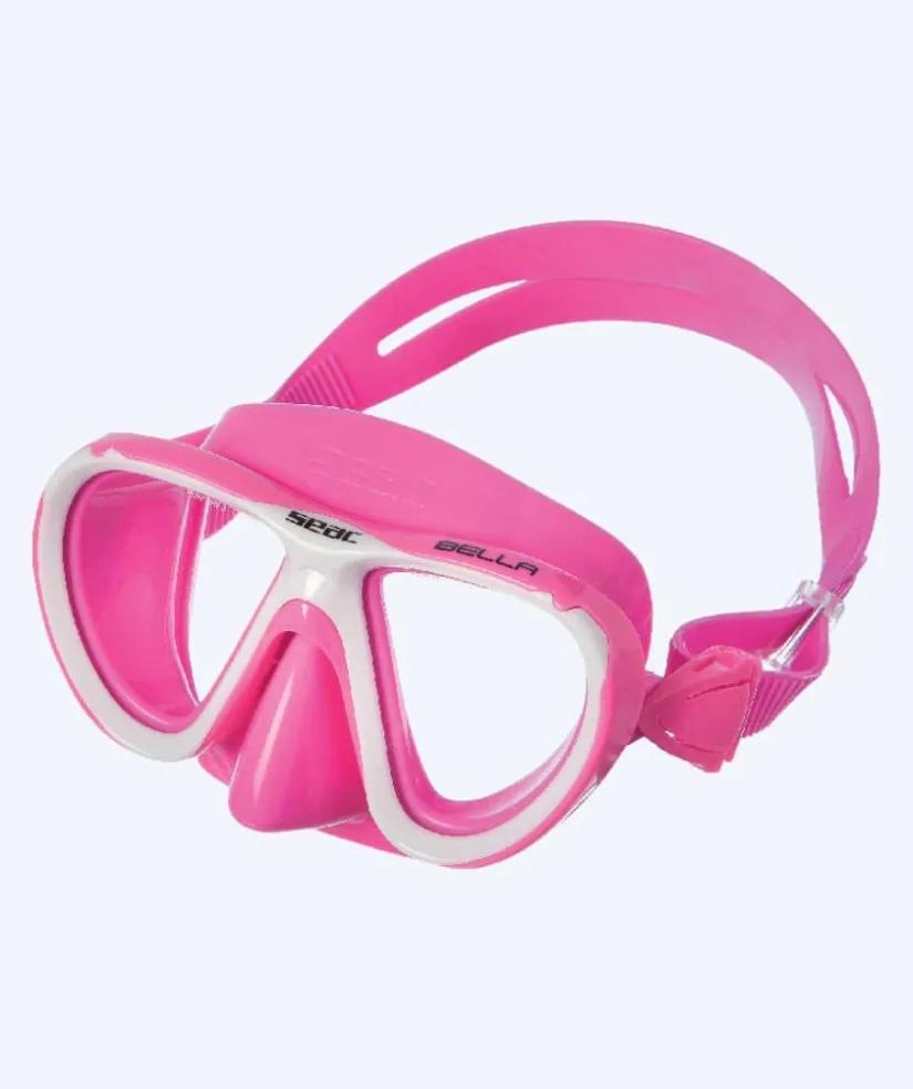 Discount SEAC Combo snorkelsæt til børn (fra 3 år) - Bella - Pink/hvid