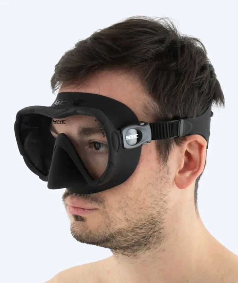 Sale SEAC dykkermaske til voksne - X-Frame - Sort